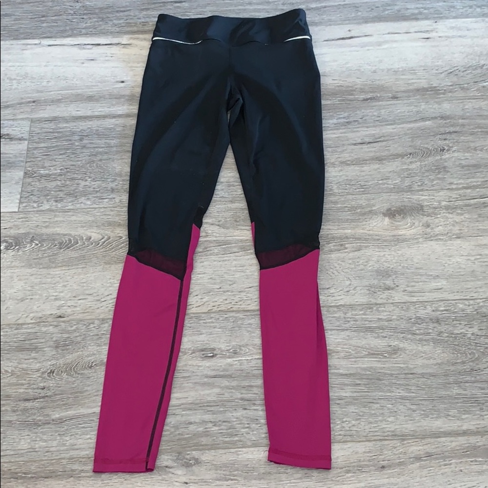 Women’s Alala Mesh Maroon Leggings S
